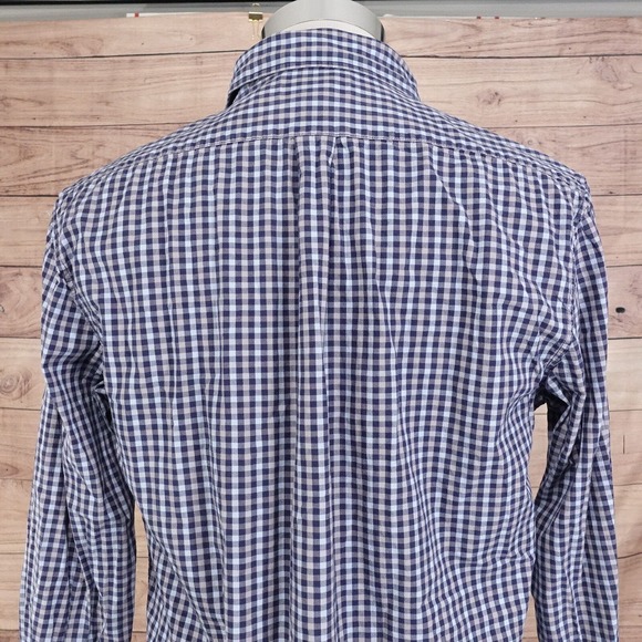 NAT NAST GINGHAM CHECK LONG SLEEVE BUTTON DOWN SHIRT MENS L - Picture 5 of 8